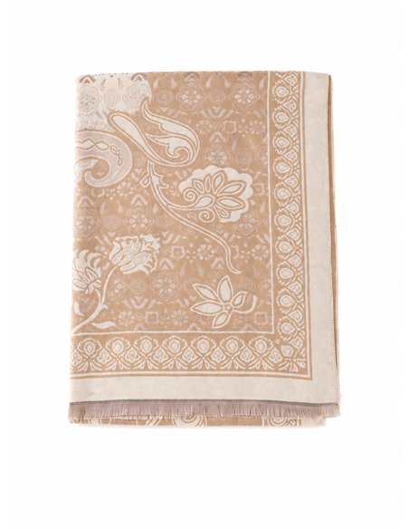 Lenço com estampa paisley