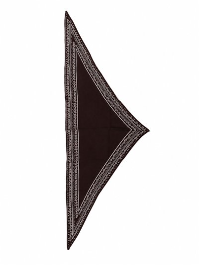 Bufanda triangular estilo bandana