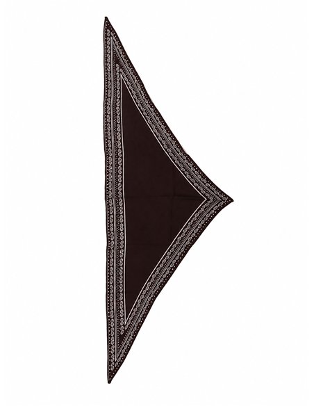 Bufanda triangular estilo bandana