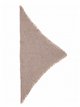 Cachecol triangular de tricô macio