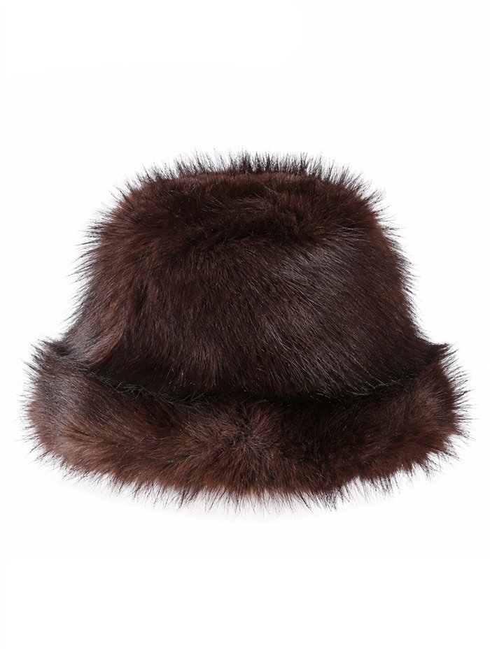 Gorro bucket de pelo