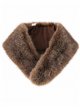 Plush faux fur collar