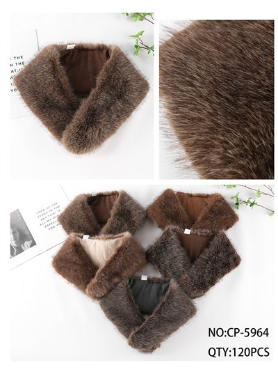 Plush faux fur collar 2