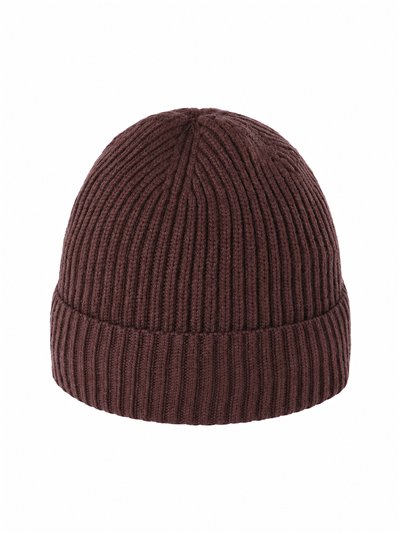 Cappello a coste in maglia