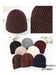 Gorro de punto canalé
