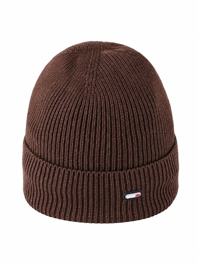 Gorro esportivo de malha canelada