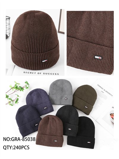 Gorro esportivo de malha canelada 2
