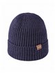 Gorro de punto canalé etiqueta classic
