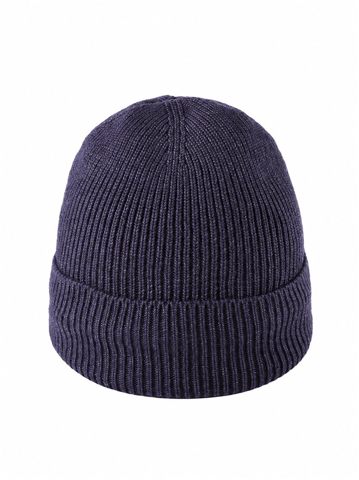 Gorro básico de punto canalé