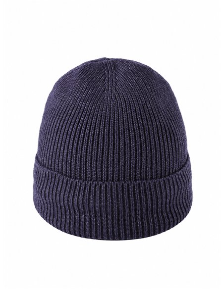 Gorro básico de punto canalé