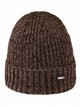 Gorro de punto chenilla con placa sport