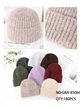 Gorro de punto tacto cachemira con lentejuelas