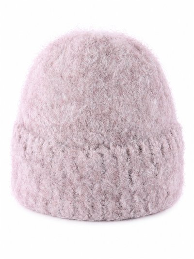 Gorro de punto efecto bouclé