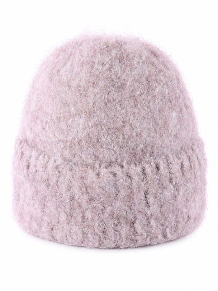 Gorro de punto efecto bouclé