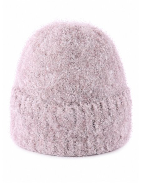 Gorro de punto efecto bouclé