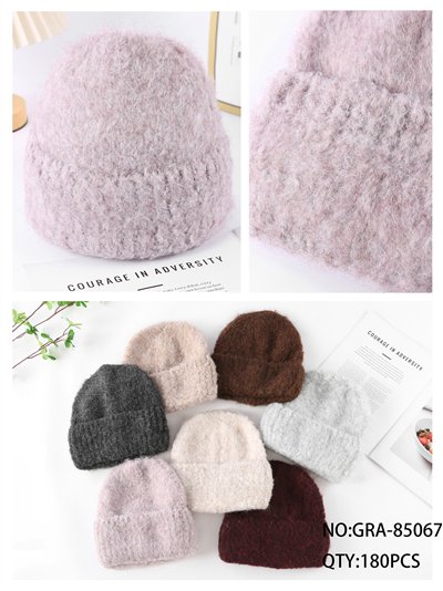 Gorro de punto efecto bouclé 2