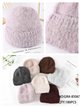 Gorro de punto efecto bouclé