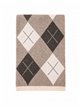 Bufanda hombre de punto rombos argyle