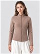 Chaqueta afelpada con cremallera