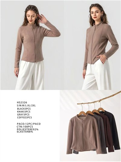 Chaqueta afelpada con cremallera 2