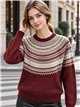 Nordisches Jacquard-Trikot