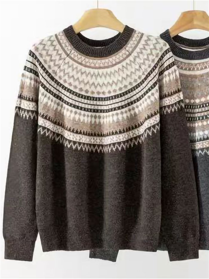 Nordisches Jacquard-Trikot