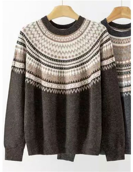 Nordisches Jacquard-Trikot