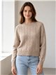 Jersey trenzado relieve