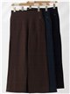Pantalón wide leg talla grande afelpado