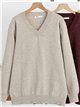 pull basique oversize à col en V