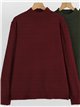 Oversized high neck knit sweater