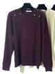 Jersey de punto con botones en hombro