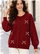 Chaqueta de punto con lazos