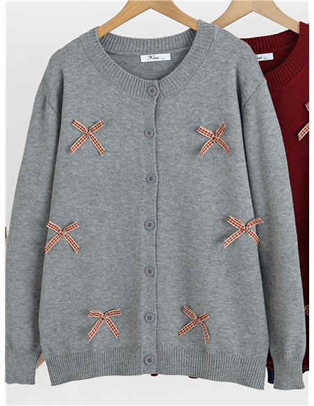 Chaqueta de punto con lazos