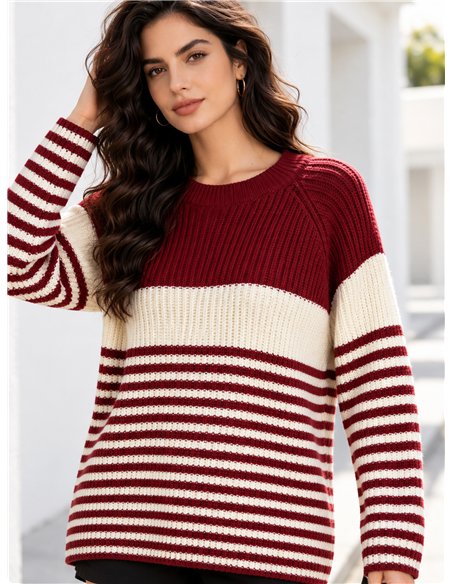 pull rayé