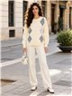Argyle knit cardigan