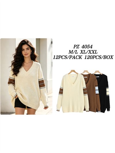 Jersey amplio cuello pico 2