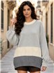 Jersey amplio color block