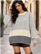 Jersey amplio color block