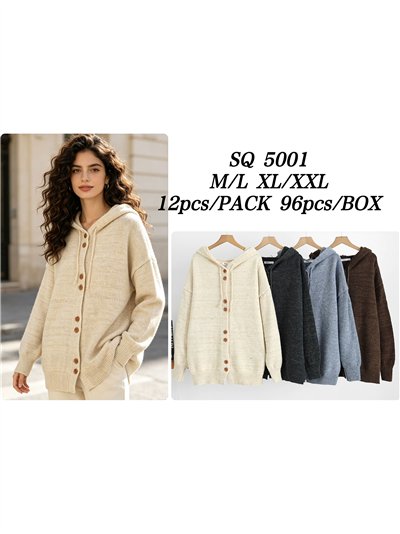 Chaqueta de punto con capucha 2