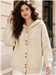 Chaqueta de punto con capucha