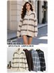 Giacca a maglia a righe oversize