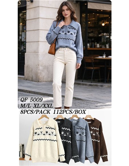 Poloshirt aus Jacquardstrick