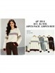 Jersey de punto con cenefa jacquard