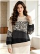 Jersey de punto efecto degradado
