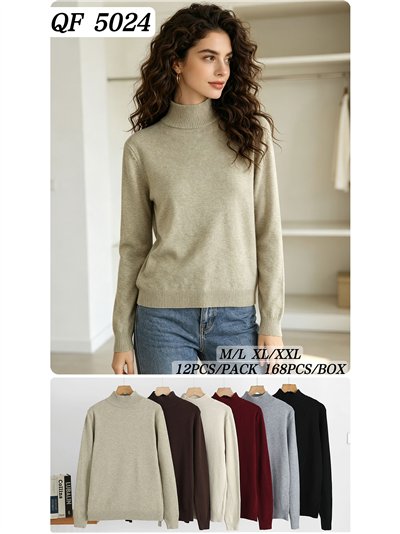 Jersey básico cuello alto 2