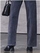 Jean large gris délavé