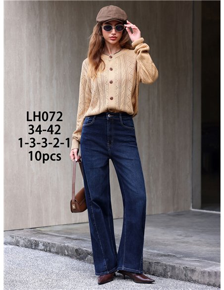 Jeans balloon azul oscuro