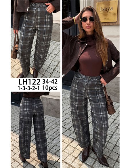 Jeans balloon cuadros