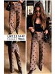 Jeans wide leg lunares